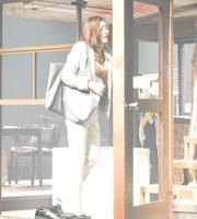 　公開通し稽古を行った原幹恵