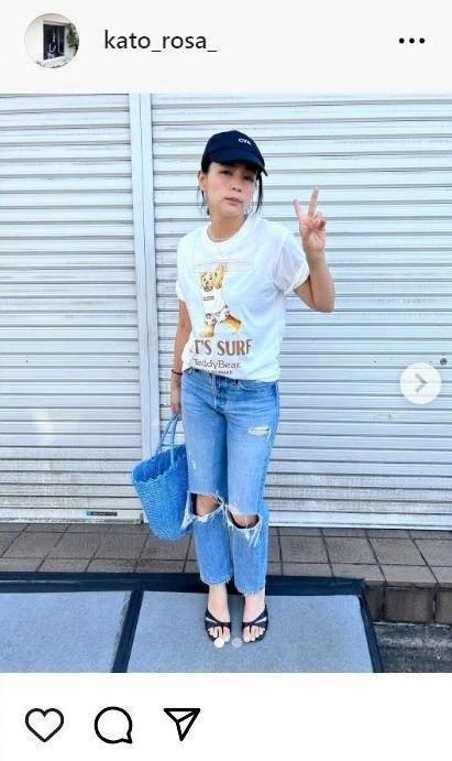　加藤ローサのインスタグラム＠ｋａｔｏ＿ｒｏｓａ＿から