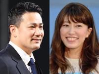 田中将大（左）、里田まい夫妻