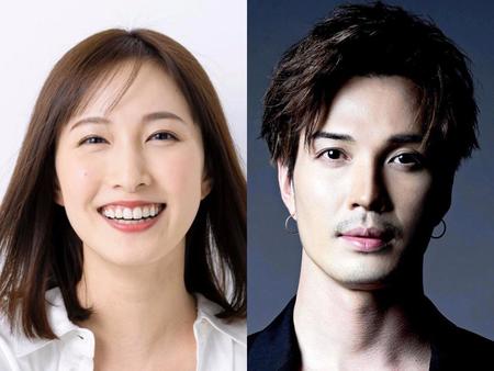 　実咲凜音（左）と廣瀬友祐