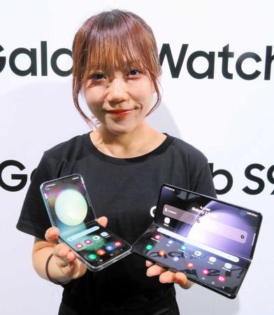 　発表となったＧａｌａｘｙの最新折りたたみスマートフォン