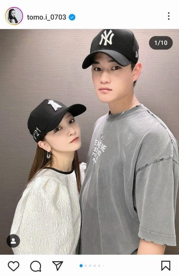 板野友美のインスタグラム＠ｔｏｍｏ．ｉ＿０７０３より 