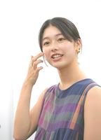 　女優から更なる飛躍を誓う矢崎希菜（撮影・佐藤厚）