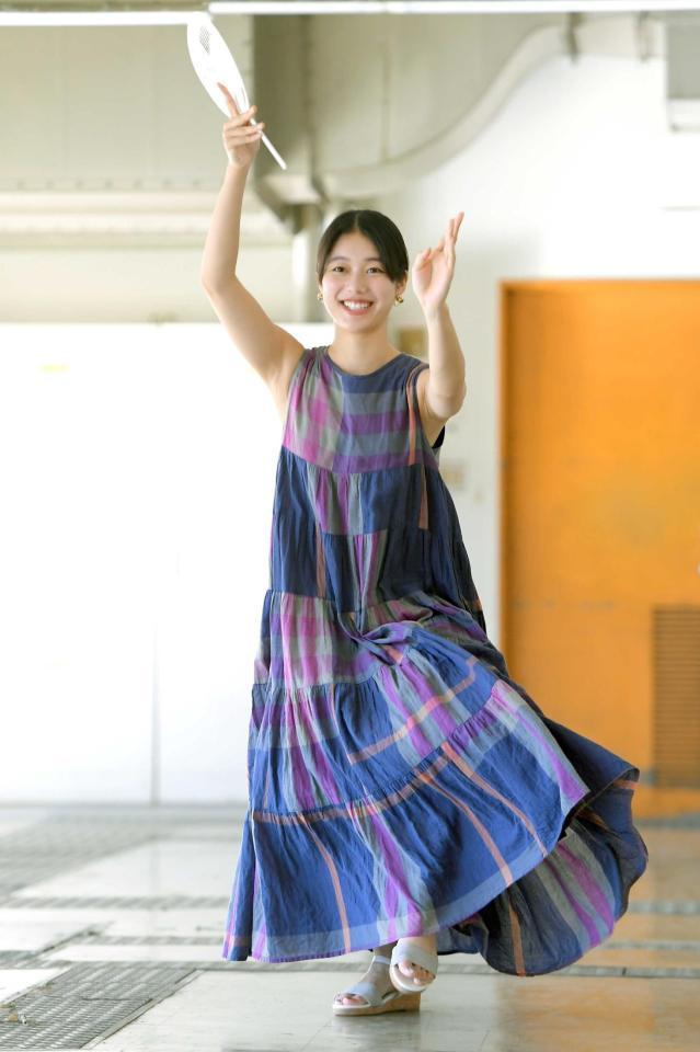 　特技の阿波おどりを披露してくれた