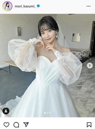 　森香澄のインスタグラム＠ｍｏｒｉ＿ｋａｓｕｍｉ＿から