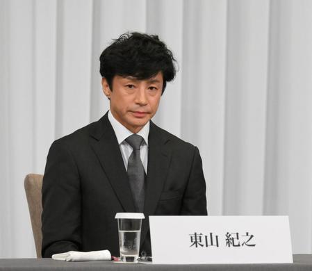 　ジャニーズ事務所の新社長に就任した東山紀之（撮影・伊藤笙子）