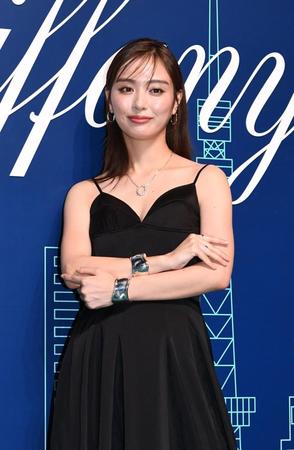 ティファニー表参道店オープニングイベントに出席した内田理央（撮影・園田高夫）