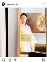 三浦瑠麗のインスタグラム＠ｌｕｌｌｙｍｉｕｒａより