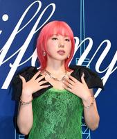 ティファニー表参道店オープニングイベントに出席した仲里依紗（撮影・園田高夫）