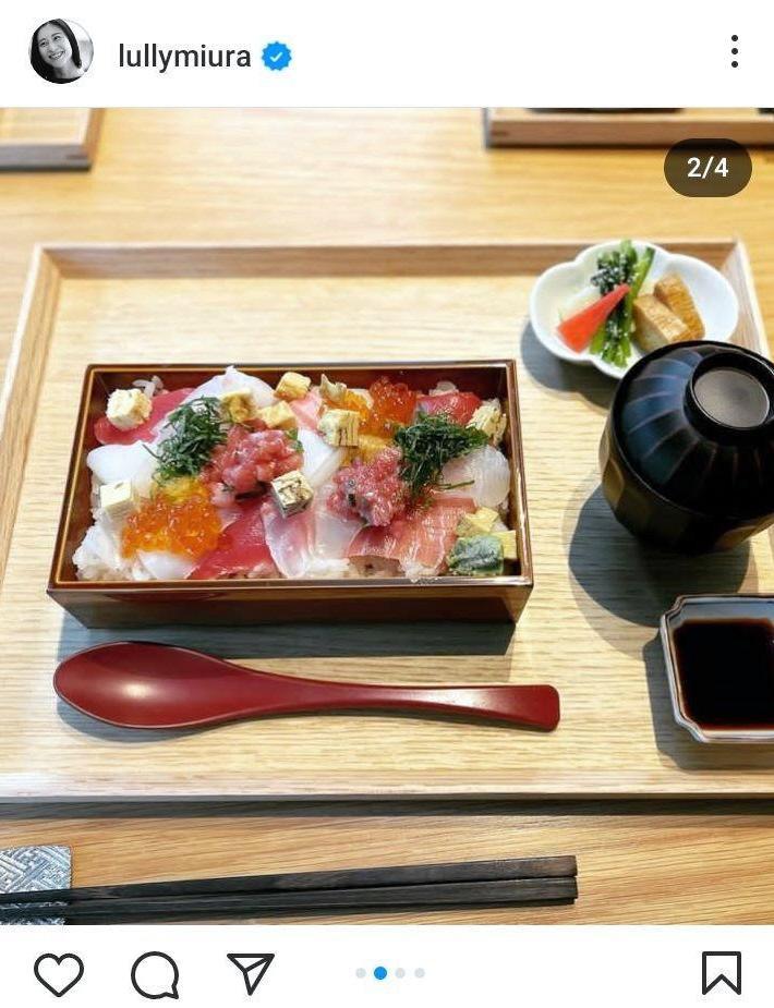 三浦瑠麗のインスタグラム＠ｌｕｌｌｙｍｉｕｒａより