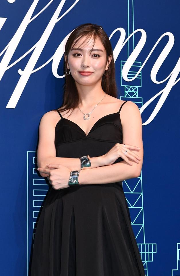 ティファニー表参道店オープニングイベントに出席した内田理央（撮影・園田高夫）