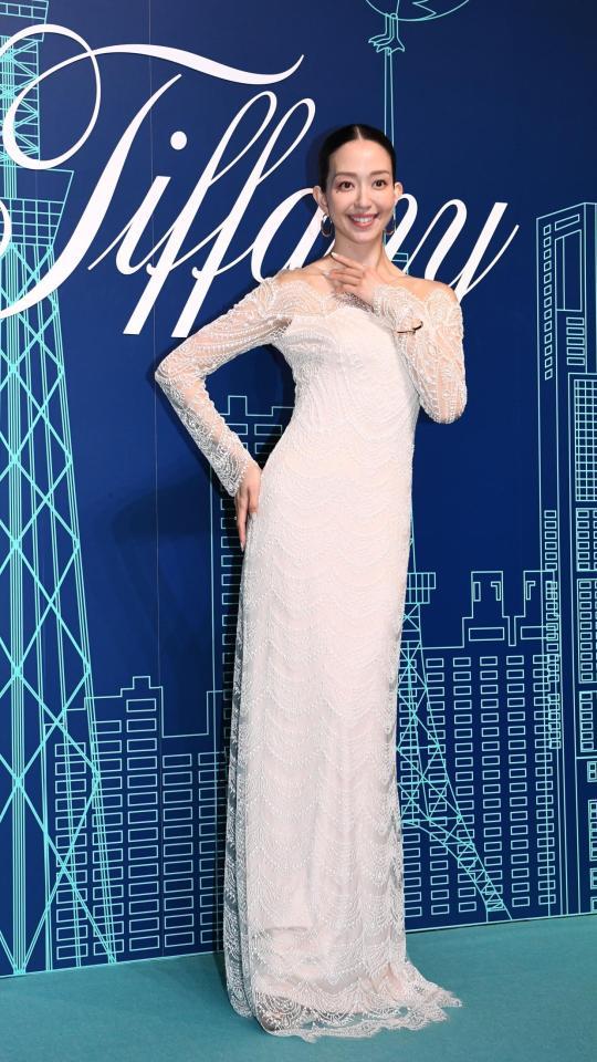 ティファニー表参道店オープニングイベントに出席した松島花（撮影・園田高夫）