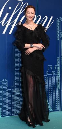 ティファニー表参道店オープニングイベントに出席した観月ありさ（撮影・園田高夫）