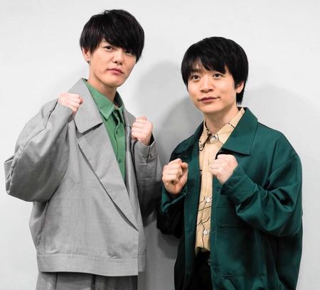　取材会に出席した室龍太（左）と今江大地