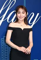 ティファニー表参道店オープニングイベントに出席した矢田亜希子（撮影・園田高夫）