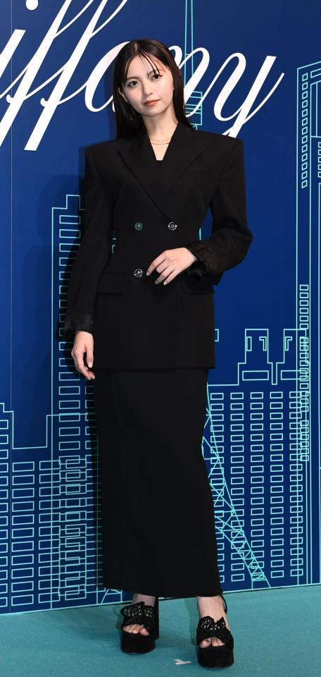 ティファニー表参道店オープニングイベントに出席した齋藤飛鳥（撮影・園田高夫）