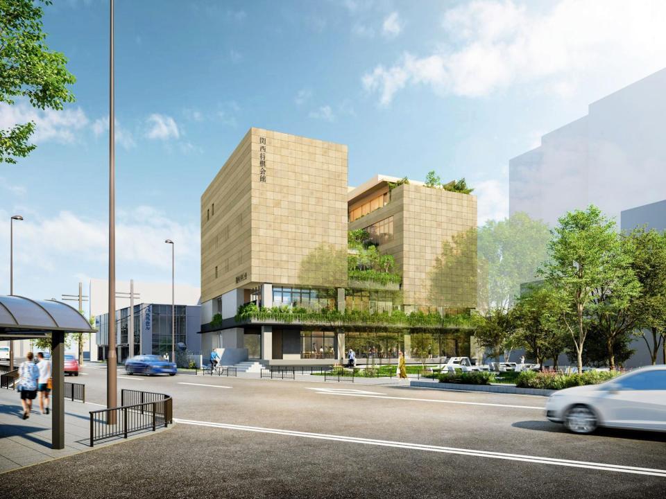 新関西将棋会館の完成予想イメージ（日本将棋連盟提供）