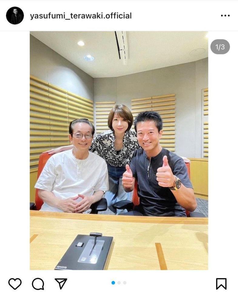 　寺脇康文のインスタグラム＠ｙａｓｕｆｕｍｉ＿ｔｅｒａｗａｋｉ．ｏｆｆｉｃｉａｌから