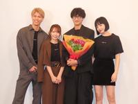 　取材会に出席した（左から）白鳥大珠、西村歩乃果、古屋呂敏、Ｍｉｋａｋｏ