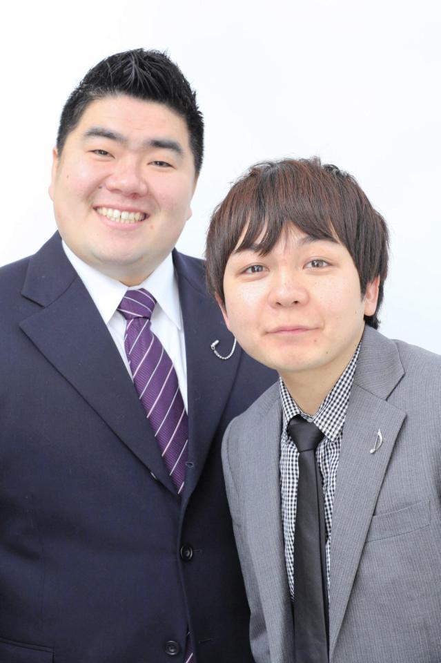 　死去したカントリーズのえざおさん（左）。右は相方の福田純一