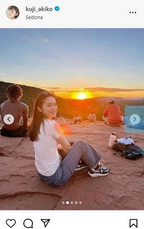 　久慈暁子のインスタグラム＠ｋｕｊｉ＿ａｋｉｋｏから