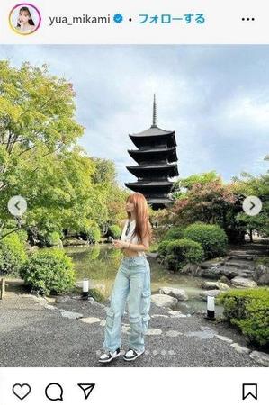 　三上悠亜のインスタグラム＠ｙｕａ＿ｍｉｋａｍｉより