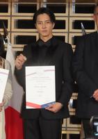 　イベントに出席した山下智久