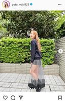 　後藤真希のインスタグラム＠ｇｏｔｏ＿ｍａｋｉ９２３から
