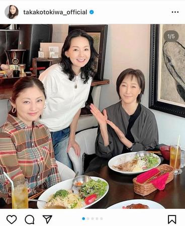 　常盤貴子インスタグラム＠ｔａｋａｋｏｔｏｋｉｗａ＿ｏｆｆｉｃｉａｌから