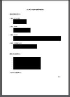 　公表された「ＮＧリスト」（ジャニーズ事務所の企業公式ＨＰより）