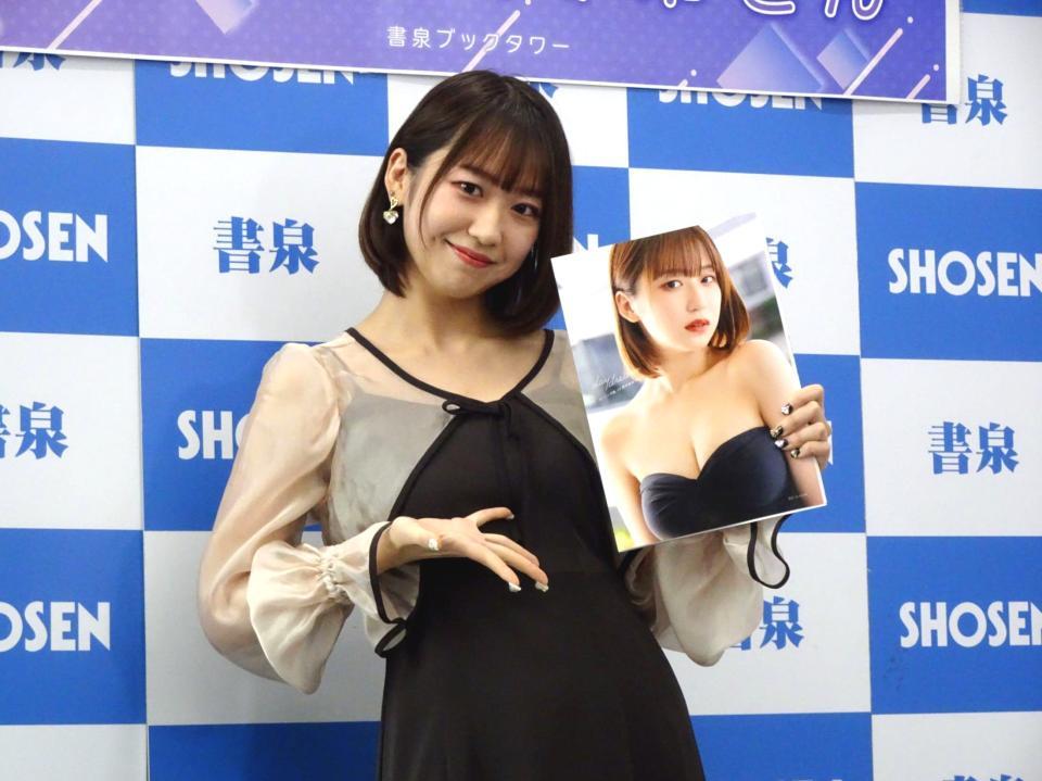 　写真集イベントに登壇した野中美希