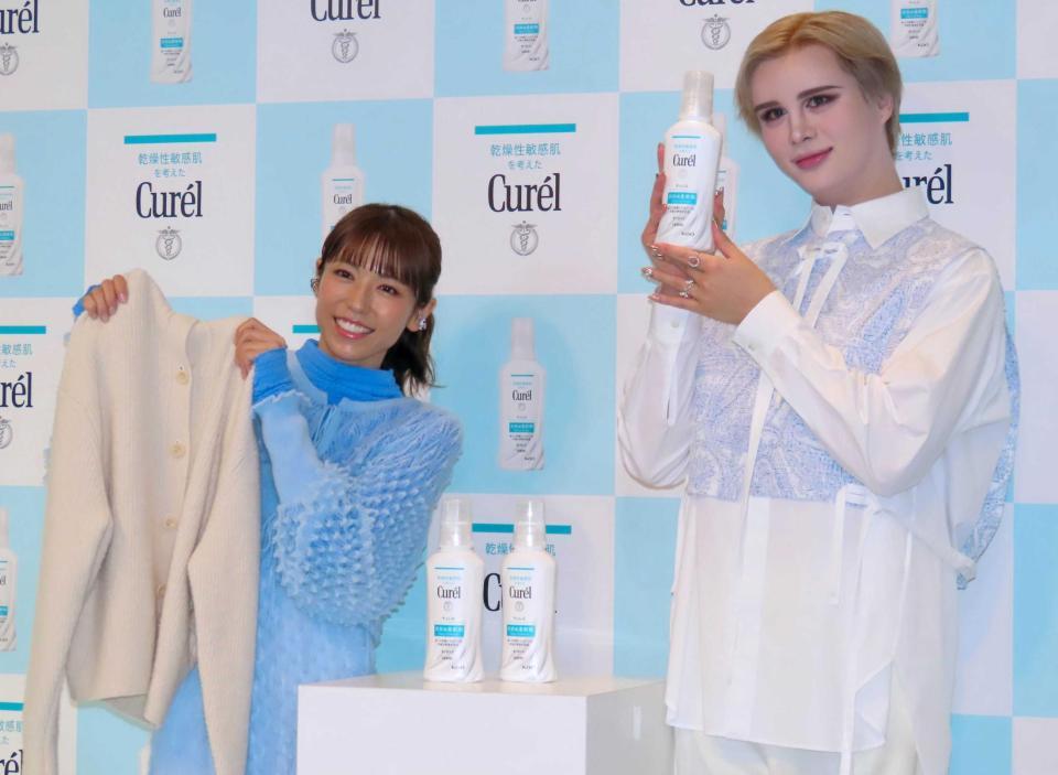 　若槻千夏（左）とＭａｔｔ　Ｒｏｓｅ