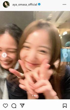 　大政絢のインスタグラム＠ａｙａ＿ｏｍａｓａ＿ｏｆｆｉｃｉａｌから