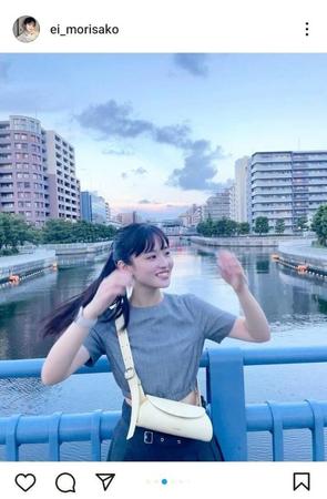 　森迫永依のインスタグラム＠ｅｉ＿ｍｏｒｉｓａｋｏより