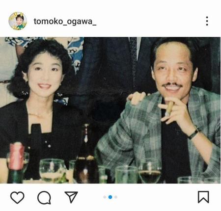 　小川知子のインスタグラム（ｔｏｍｏｋｏ＿ｏｇａｗａ＿）より