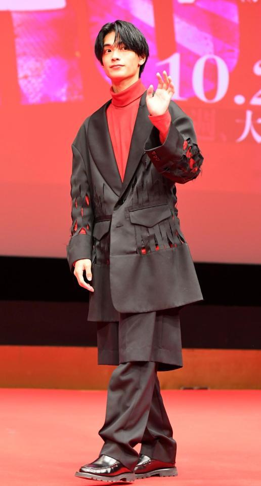 　イベントに登場した高橋恭平＝有楽町朝日ホール（撮影・三好信也）