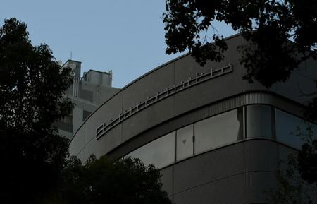 　「ジャニーズ事務所」から社名変更されたＳＭＩＬＥ-ＵＰ．本社＝１７日午後、東京都港区乃木坂（撮影・伊藤笙子）