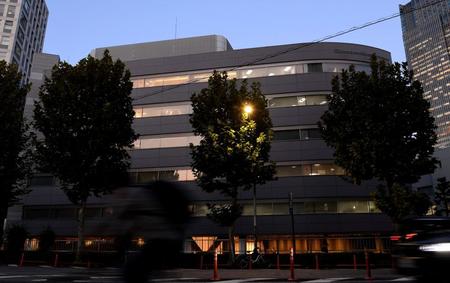 　「ジャニーズ事務所」から社名変更されたＳＭＩＬＥ-ＵＰ．本社＝１７日午後、東京都港区乃木坂（撮影・伊藤笙子）