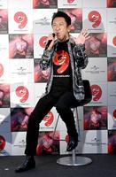 　ザ・ローリング・ストーンズについて熱く語る布袋寅泰＝ＵＮＩＶＥＲＳＡＬ　ＭＵＳＩＣ　ＳＴＯＲＥ　ＨＡＲＡＪＵＫＵ（撮影・金田祐二）