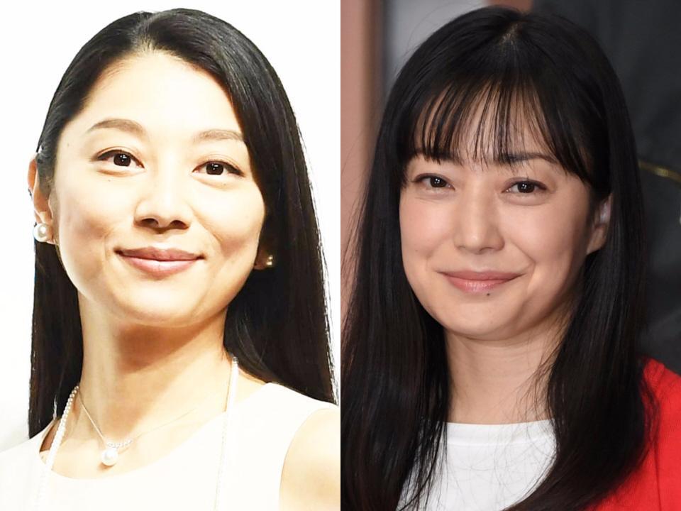 　小池栄子（左）と菅野美穂