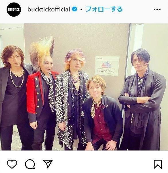 　ＢＵＣＫ－ＴＩＣＫのインスタグラム＠ｂｕｃｋｔｉｃｋｏｆｆｉｃｉａｌから　今年４月にテレビ朝日「ミュージックステーション」に出演（右が櫻井さん）