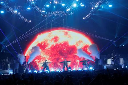 　武道館で単独ライブを行ったｓ＊＊ｔ　ｋｉｎｇｚの（左から）ｋａｚｕｋｉ、ＮＯＰＰＯ、ｓｈｏｊｉ、Ｏｇｕｒｉ