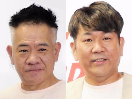 　ＦＵＪＩＷＡＲＡの原西孝幸（左）と藤本敏史
