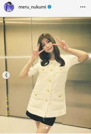 　生見愛瑠インスタグラム＠ｍｅｒｕ＿ｎｕｋｕｍｉから 