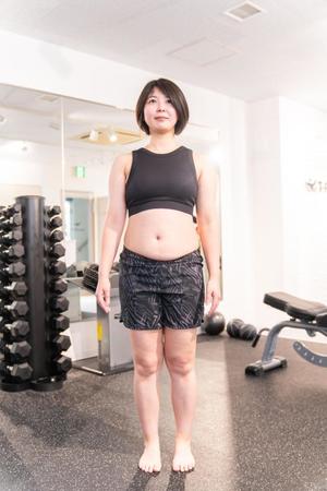 ダイエット企画に参加する直前の池田桃子さん