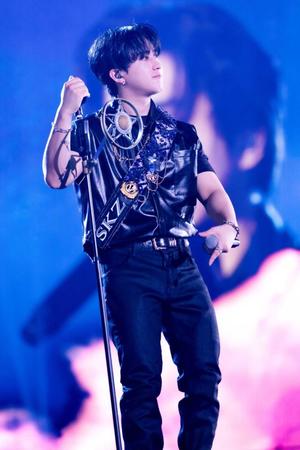 　ファイナル公演を行ったＳｔｒａｙ　Ｋｉｄｓのチャンビン＝撮影：田中聖太郎写真事務所