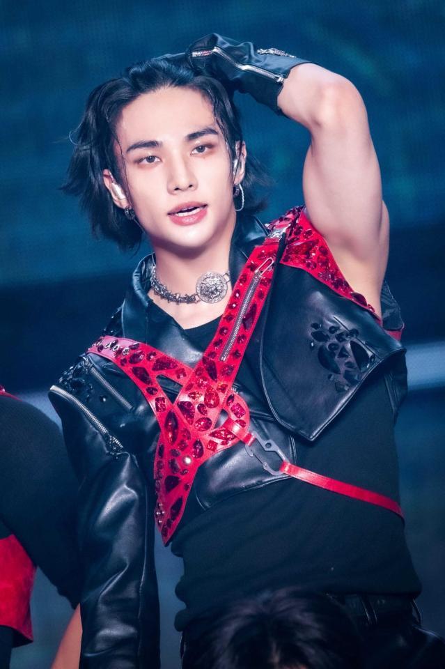 　ファイナル公演を行ったＳｔｒａｙ　Ｋｉｄｓのヒョンジン＝撮影：田中聖太郎写真事務所