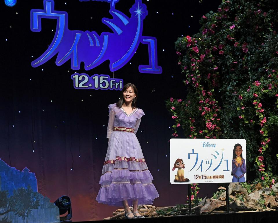 　劇中歌を披露する生田絵梨花（撮影・三好信也）