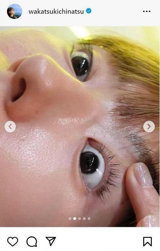 若槻千夏 超！超！どアップ写真！まつ毛くっきり！毛穴バッチリ