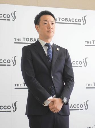 　「ＴＨＥ　ＴＯＢＡＣＣＯ　ＮＡＭＢＡ　」のリニューアルオープンお披露目イベントに出席した大阪市長・横山英幸氏